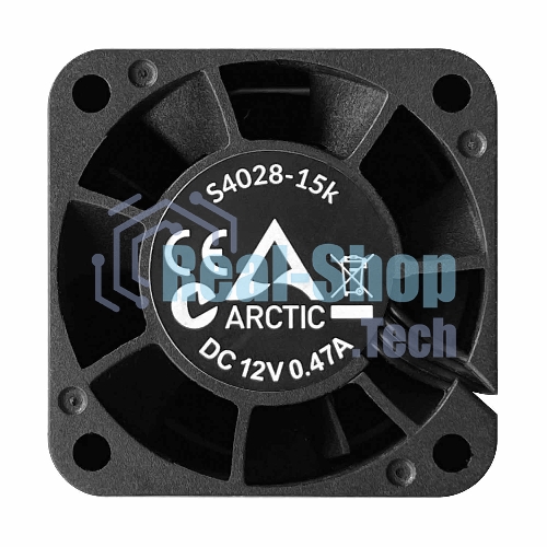 Вентилятор для корпуса Arctic S4028-15K черный, 40 мм, 15000 об/мин, 4 pin