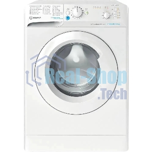 Стиральная машина Indesit BWSB 61051 WWV белый, загрузка фронтальная 6 кг, 1000 об/мин., класс: А