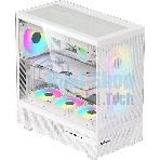 Компьютерный корпус Aerocool/Formula Crystal Z8 белый без БП ATX 9x120мм 7x140мм 1xUSB 2.0 1xUSB 3.0 1xUSB3.1 audio bott PSU