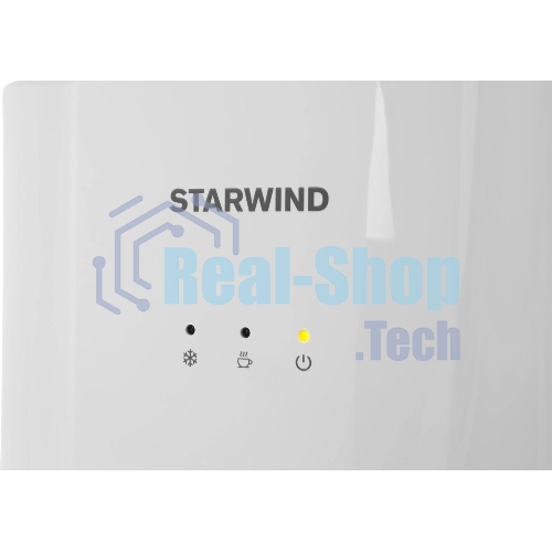 Кулер для воды Starwind SW-1113EW, верхняя загрузка, нагрев 95 °С, охлаждение 10 °С, белый