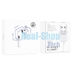 Наушники TWS Hoco EW85 белый, вкладыши, Bluetooth, до 4 ч.