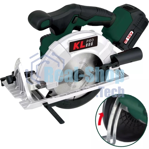 Профессиональная пила циркулярная бесщеточная KLPRO KLDAT18B-00 (18 В) без ЗУ и АКБ