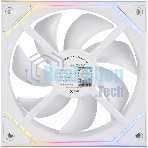 Кулер для корпуса Thermalright TL-M12RW Reverse (124x120x25mm, 4-pin PWM, ARGB, 42.6CFM, 23.2dBA, 1500RPM, White)