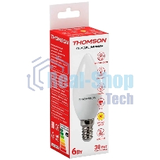Лампа светодиодная Hiper THOMSON LED CANDLE 6W 480Lm E14 3000K TH-B2013