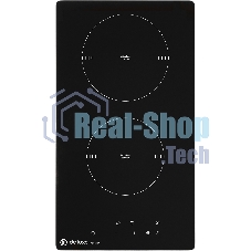 Индукционная варочная поверхность DeLuxe IH3235P-T01, 2 конфорки, закаленное стекло, 3500 Вт