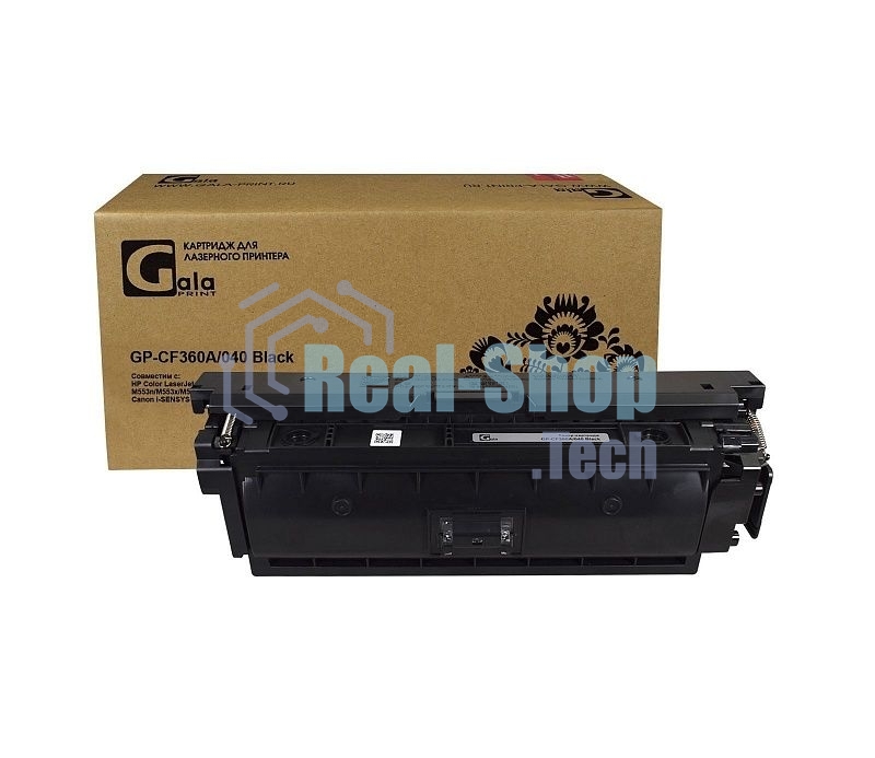 Картридж лазерный GalaPrint GP-CF360A/040 (№508A) черный (6000 стр) для HP Color LaserJet M552/M552dn/M553/M553dn/M553n/M553x/M577/M577dn/M577f/M577c/Canon i-SENSYS LBP-710/LBP-712