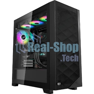 Компьютерный корпус PcCooler C3D510 BK ARGb черный без БП ATX 3x120мм 2xUSB3.0 1xUSB3.1 audio bott PSU