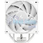 Кулер для процессора DEEPCOOL AG400 WH ARGb V2 белый 120мм алюминий+медь 2100rpm 31.6db 4-pin 220W 152мм