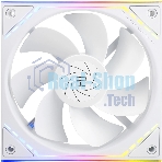 Кулер для корпуса Thermalright TL-M12RW Reverse (124x120x25mm, 4-pin PWM, ARGB, 42.6CFM, 23.2dBA, 1500RPM, White)