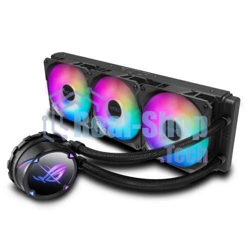 Система жидкостного охлаждения ASUS ROG STRIX LC II 360 ARGb 90RC00F1-M0UAY4 черный 120мм алюминий+медь 37,6db 4-pin