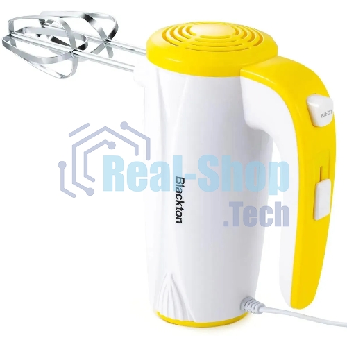 Миксер ручной Blackton Bt MX320 белый-желтый, 300 Вт
