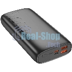 Портативный аккумулятор Hoco J122A Respect 20000mAh QC/PD 22.5W 3A USB-A/USB-C черный