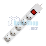 Сетевой фильтр Smartbuy (SBSP-5-18-W) 5 гн х 1,8 м белый