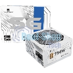 Блок питания 750W/Power Supply Thermalright, 750W 80+ Gold (ATX, 3.1, PCIe 5.1, Non-modular, 1x24(20+4)pin, 1xCPU 8(4+4)pin, 2xPCIe*2 8(6+2)pin, 5xSATA3, 1x12+4pin (12VHPWR PCIe 5.1 12+4pin 600mm), 3xMOLEX4pin, Active, 120x120мм, 150x140x86mm, APFC, white)