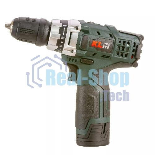 Дрель-шуруповерт Klpro KLNM1020, 10,8 В, 2 Ач, 30 Нм, бесщеточный