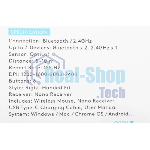 Мышь беспроводная A4Tech Fstyler FB35C белый, 2000 dpi, радиоканал, Bluetooth, USB, кнопки - 6