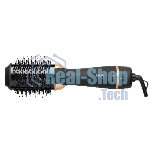 Фен-щётка BBK BHC3500 черный/шампань, 1200 Вт