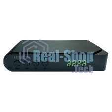 Приставка для цифрового ТВ Hyundai H-DVB200 черный, DVB-T2, DVB-T, DVB-C, HDMI, USB 2.0