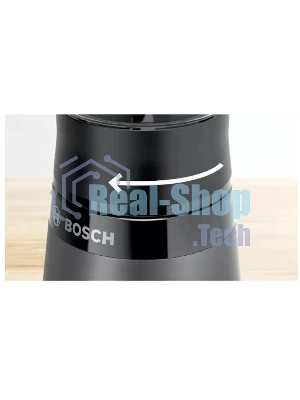 Блендер стационарный Bosch MMB2111S черный, 450 Вт, 1 скорость