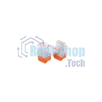 Экспресс-клемма Rexant СМК 2273-202R проходная разъемная 2 полюса 0,5-2,5 мм² (50 шт/уп)