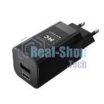 Сетевое зарядное устройство MORE CHOICE NC85 1USB+1Type-C 3.0A PD 20W+QC3.0, черный