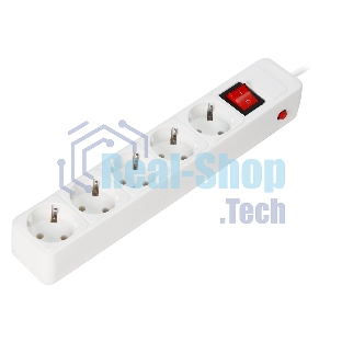 Сетевой фильтр Smartbuy (SBSP-5-18-W) 5 гн х 1,8 м белый