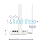 Роутер беспроводной Keenetic Runner 4G (KN-2212) с модемом 4G, Mesh Wi-Fi N300 и 4-портовым Smart-коммутатором