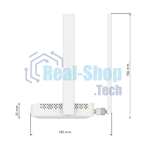 Роутер беспроводной Keenetic Runner 4G (KN-2212) с модемом 4G, Mesh Wi-Fi N300 и 4-портовым Smart-коммутатором