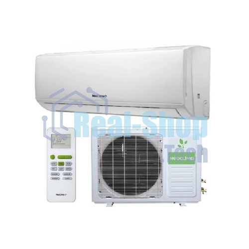 Кондиционер сплит-система настенного типа Neoclima NS/NU-HAL12FWI32 инвертор, 12000 BTU, 35 м², 24 дБ, охлаждение, обогрев, осушение, белый