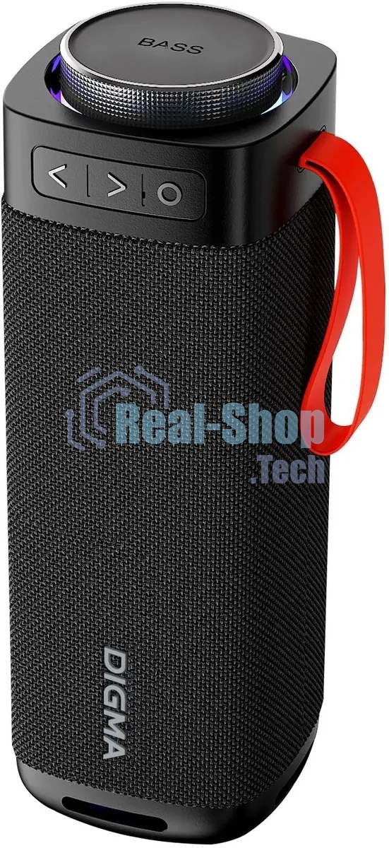 Портативная колонка Digma D-PS1522 черный 60W 2.0 BT 10м 3000mAh