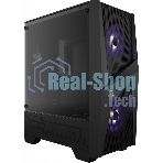 Компьютерный корпус MSI MAG FORGE 100M/mid-tower, ATX, tempered glass side panel/2x RGb 120мм & 1x 120мм fans inc./MAG FORGE 100M
