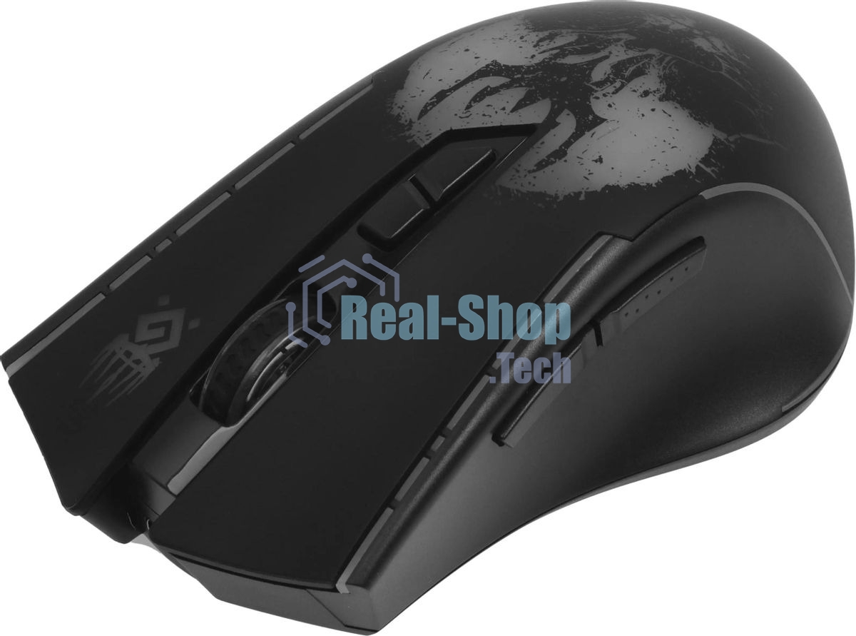 Мышь беспроводная Defender Kronos GM-695 черный, 1600 dpi, радиоканал, USB, кнопки - 7
