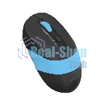 Мышь беспроводная A4Tech Fstyler FG10S черный/синий, 2000 dpi, радиоканал, USB, кнопки - 4