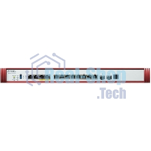 Межсетевой экран Zyxel USG FLEX 700H, Rack, 2xSFP+ (LAN/WAN), 2xRJ-45: 1/2.5/5/10G PoE+ (LAN/WAN), 2xRJ-45: 1/2.5G (LAN/WAN), 8xRJ-45: 1G (LAN/WAN), 1xUSB3.0 **
