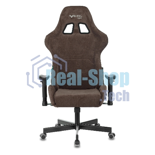 Кресло Бюрократ VIKING KNIGHT LT10 FABRIC коричневый, ткань, 120 кг, механизм качания