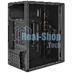 Компьютерный корпус Minitower ExeGate BAA-303-UNS500 (mATX, БП UNS500 с вент. 12см, 2*USB, HD Audio, черный)