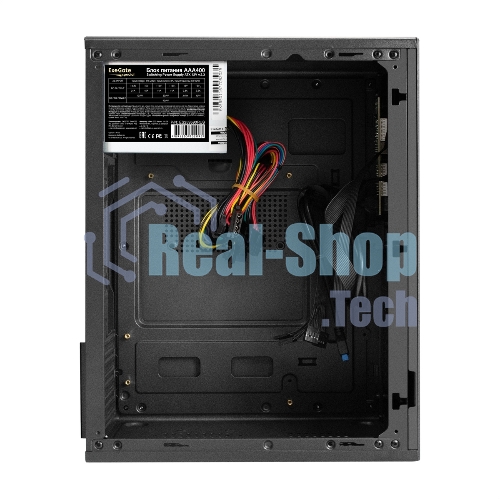 Компьютерный корпус Minitower ExeGate BAA-308MU2-UNS350 (mATX, БП UNS350 с вент. 12см, 1хUSB+2хUSB 3.0, HD Audio, черный)