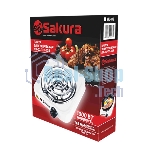 Плита настольная электрическая Sakura ПЭ-02В 1000 Вт, 145мм 1 конф/спир