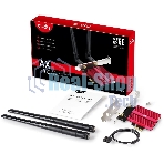 Сетевой адаптер Wi-Fi + Bluetooth Cudy WE3000S АХ5400 PCI Express (ант.внеш.съем) 2ант.