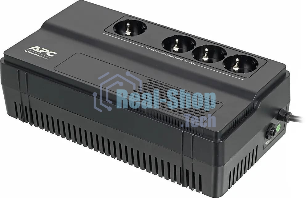 Источник бесперебойного питания APC Back-UPS BV1000I-GR / 1000ВА / 600Вт / 4 х CEE 7 (евророзетка)