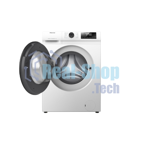 Стиральная машина Hisense WFQP7012VM белая, загрузка фронтальная 7кг, 1200 об/мин., класс: A++