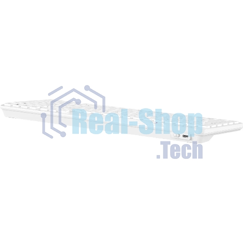 Клавиатура A4Tech Fstyler FBK27C AS белый USB беспроводная BT/Radio slim Multimedia (FBK27C AS)