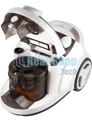Пылесос Coolfort CF-3040 белый, 250/1800 Вт, уборка сухая, пылесборник контейнер 2 л