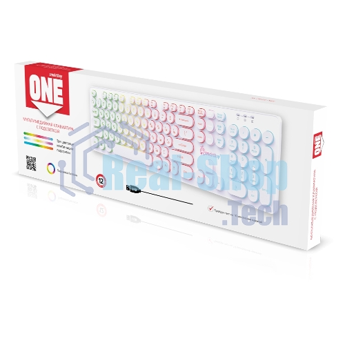 Клавиатура проводная игровая Smartbuy (SBK-329U-W) ONE 329 USB белый
