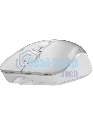 Мышь проводная A4Tech Fstyler FM26S серебристый/белый, 1600 dpi, USB, кнопки - 4