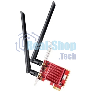 Сетевой адаптер Wi-Fi + Bluetooth Cudy WE3000S АХ5400 PCI Express (ант.внеш.съем) 2ант.