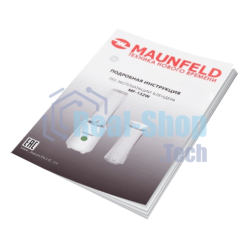 Блендер стационарный Maunfeld MF-132W белый, 300 Вт