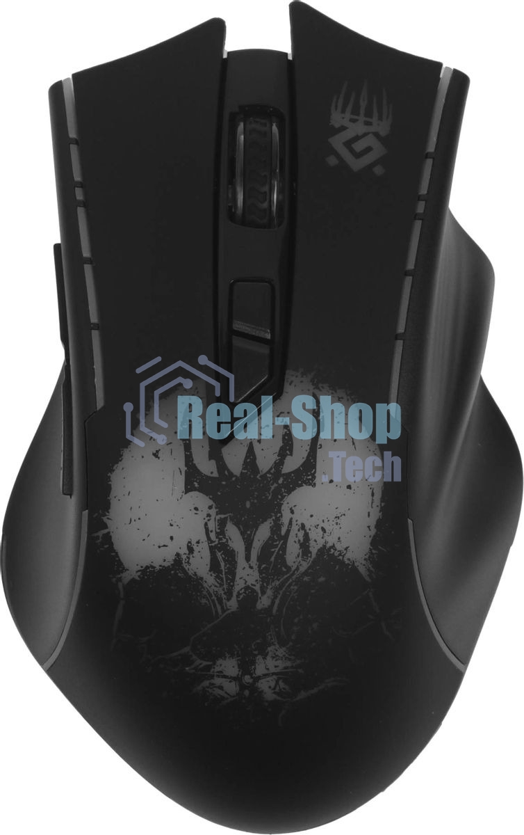 Мышь беспроводная Defender Kronos GM-695 черный, 1600 dpi, радиоканал, USB, кнопки - 7