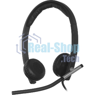 Гарнитура Logitech H650e чёрный, проводная, USB
