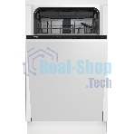 Встраиваемая посудомоечная машина Beko BDIS1W861, белый, 44.8 см, 9 компл., 55 дБ, класс A